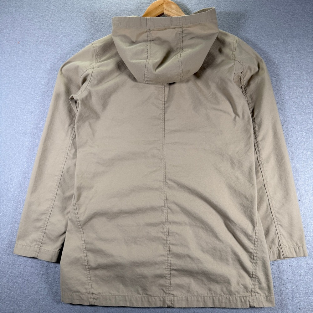 Vintage Patagonia Women's Beige Hooded Full Zip Jacket‎ Coat Size 10 USA Made - Picture 2 of 12